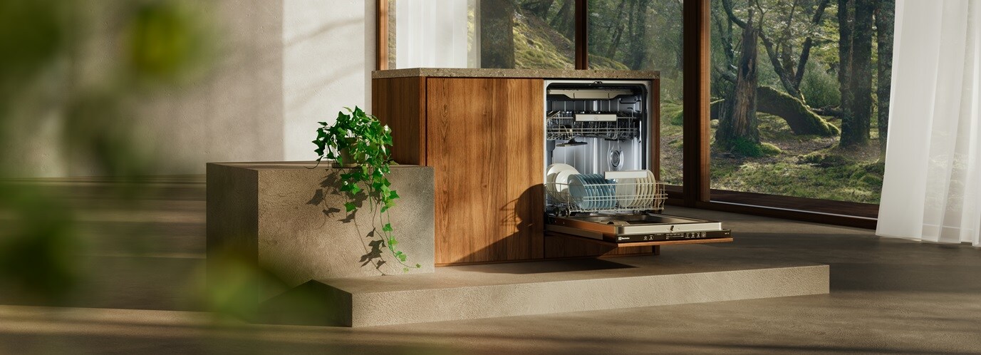 Zmywarka Electrolux w pomieszczeniu.